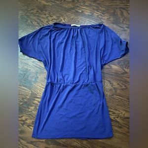 Women’s size Large Susana Monaco blue mini dress